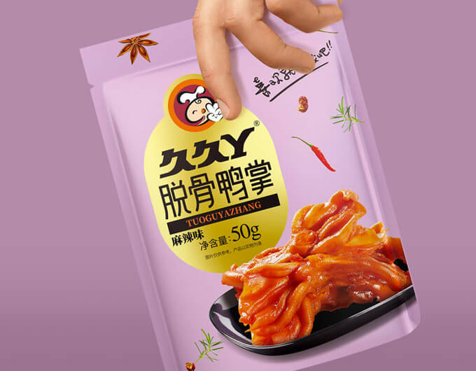 久久丫食品包裝設(shè)計(jì),鴨脖包裝設(shè)計(jì),鴨掌包裝設(shè)計(jì)